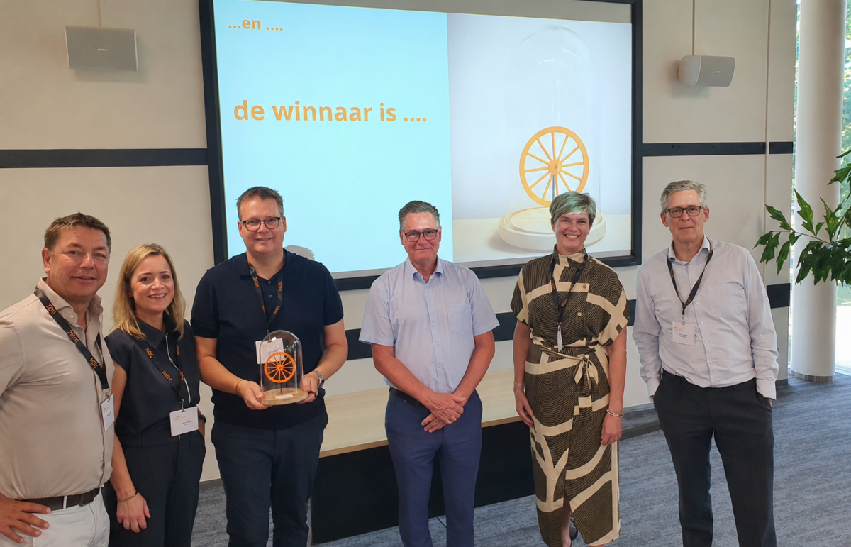 NDL Innovatieprijs 2026 - winnaar met de jury